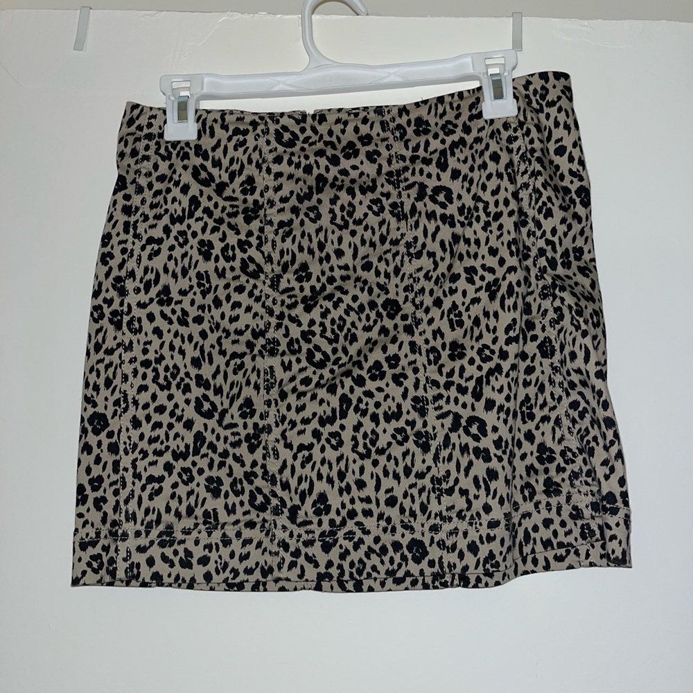 JOLT cheetah print skirt